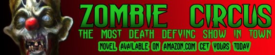 Zombie Circus Novel Banner