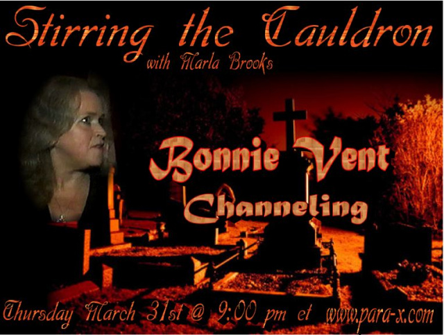 Bonnie Vent guest appearance on Stirring the Caudron with Marla Brooks