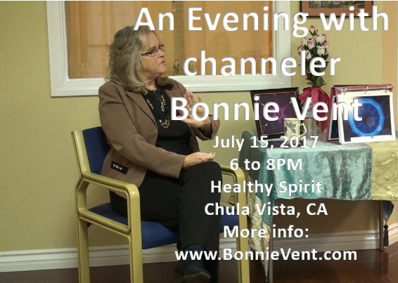 Bonnie Vent Live Events at the Healthy Spirit 
