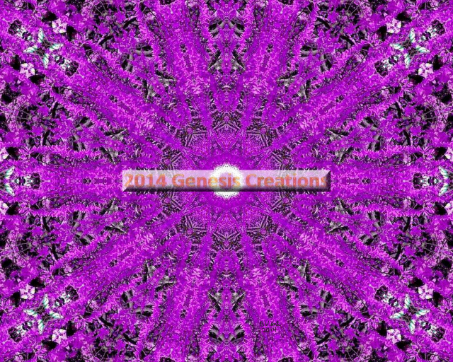 Bonnie Vent's Lavender Lace spiritual art/mandala