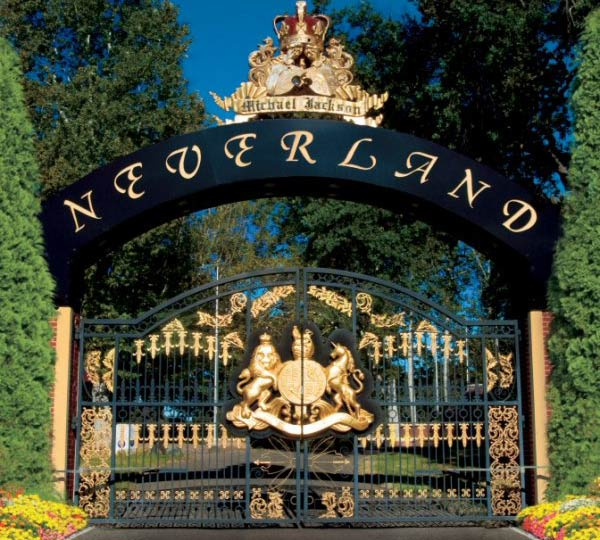 Neverland Ranch gate
